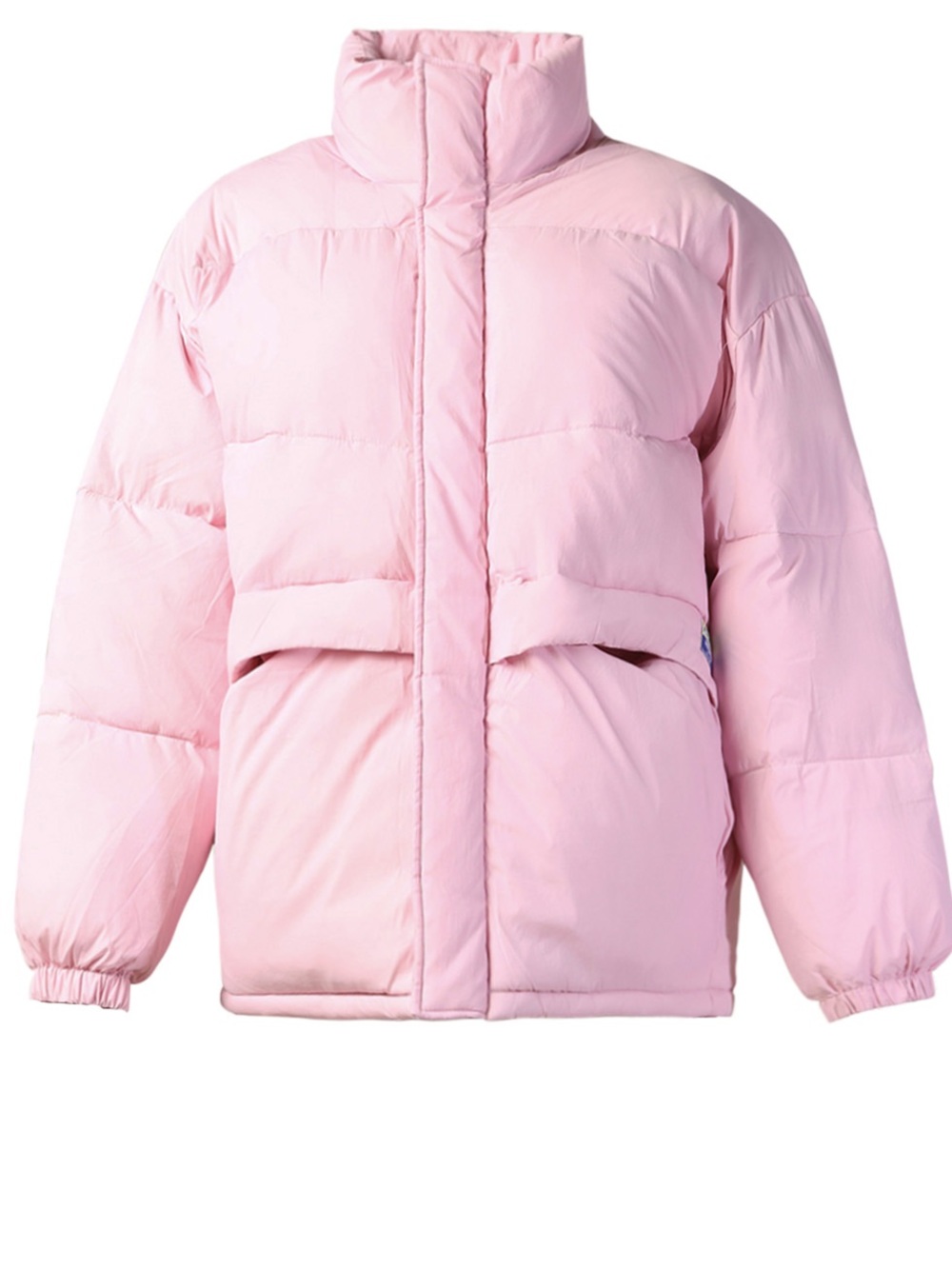 American Vintage Zotcity Oversized Puffer Coat in Candy